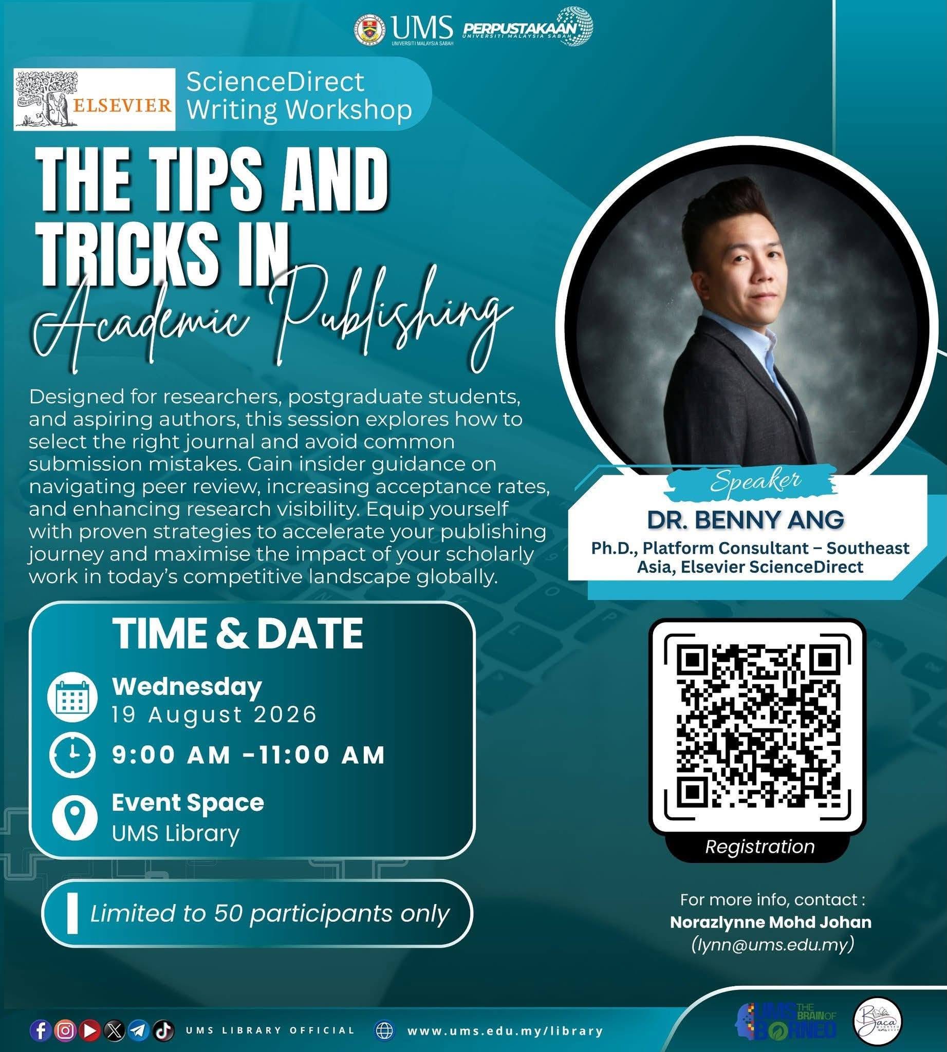 UMS Library Event Poster Update 28 Julai