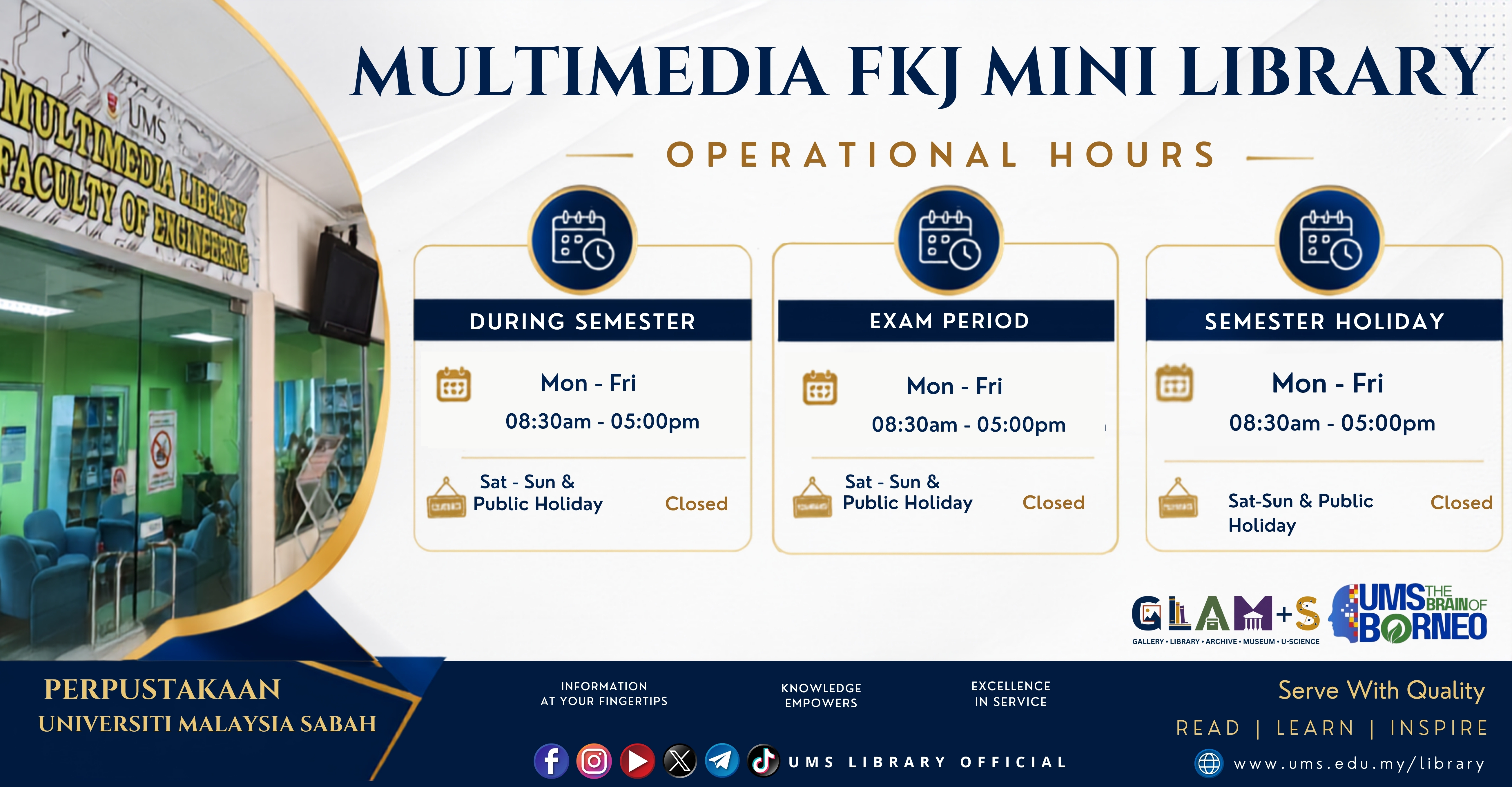 Multimedia Mini Library Operational Hours