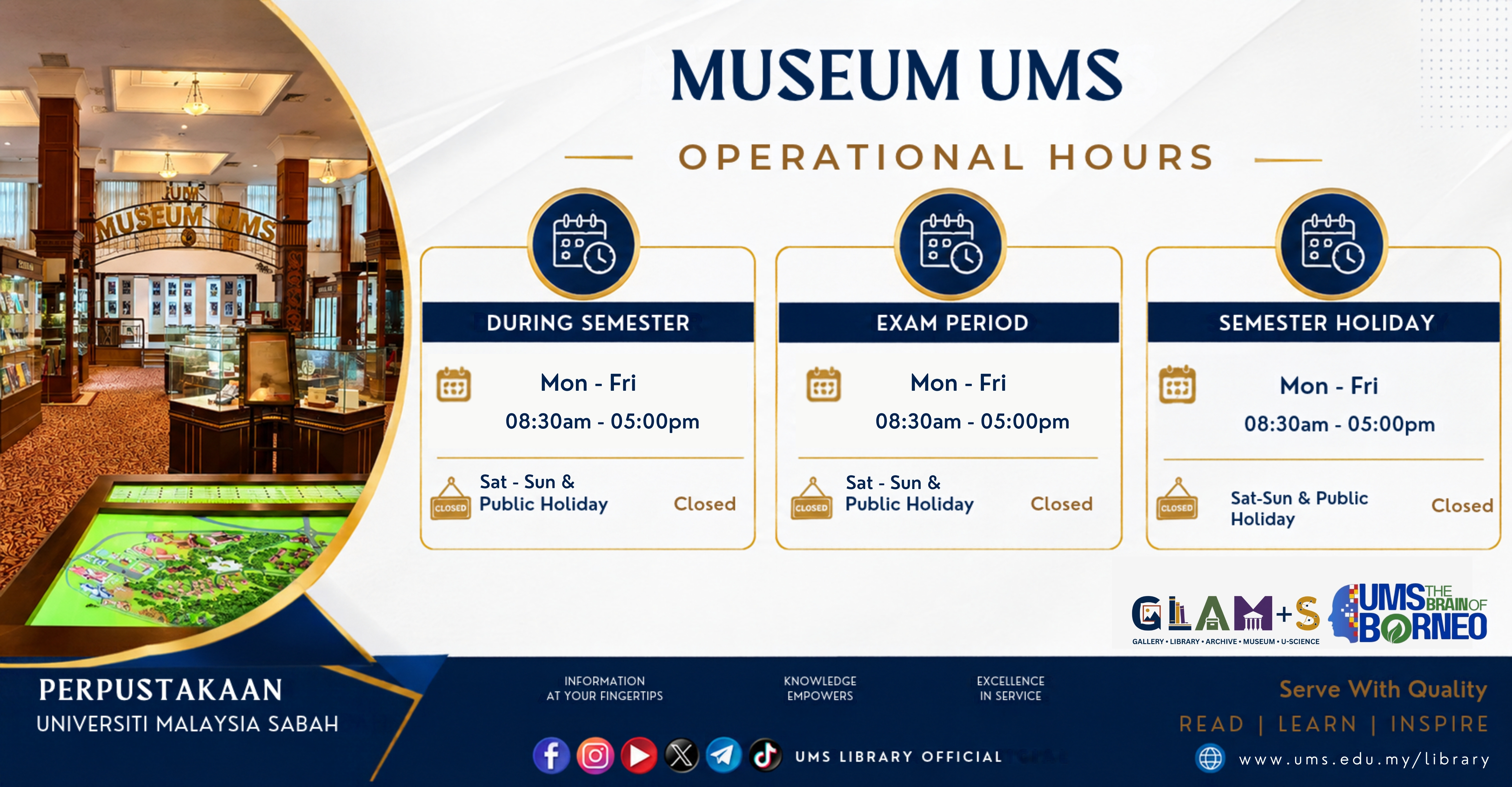 Museum Library Operational Hours